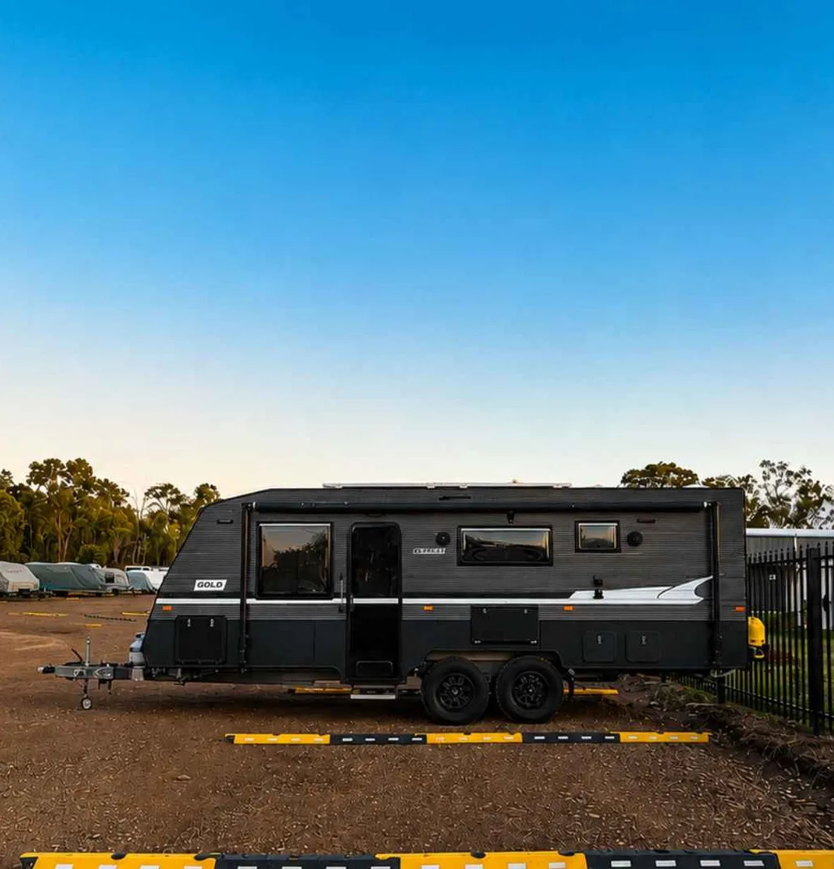 Storage yard at Caravan Concierge