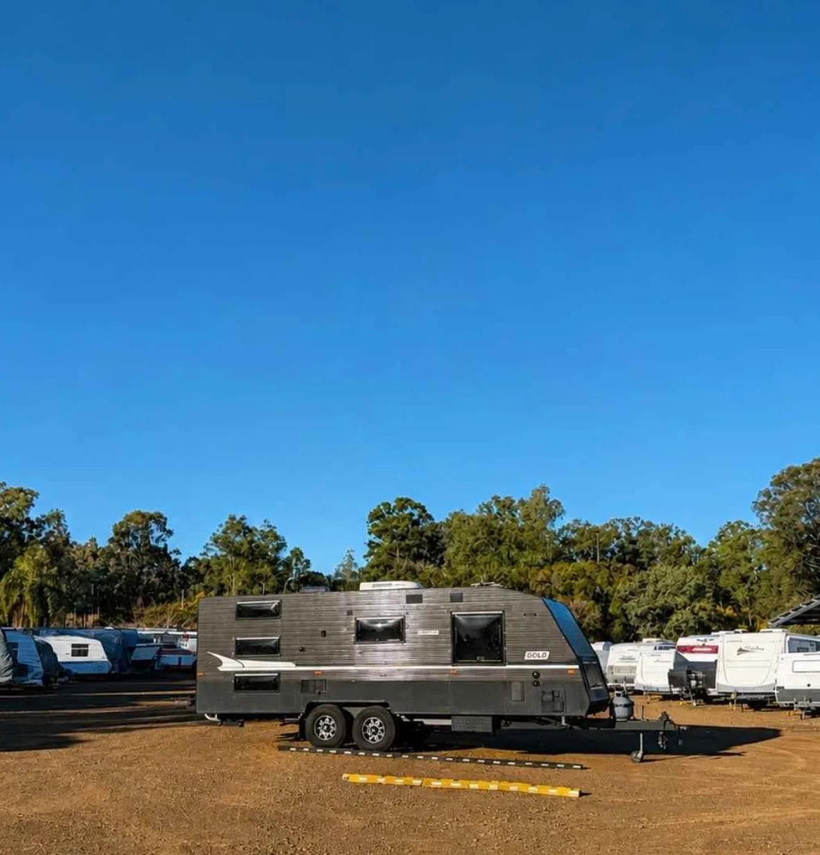 Storage yard at Caravan Concierge